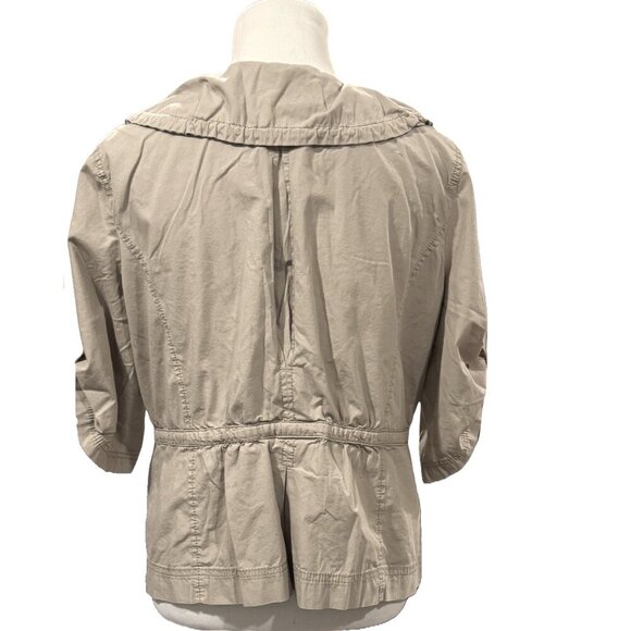 LOFT Utility Jacket Khaki Tan Brown Size XLP - Picture 2 of 7